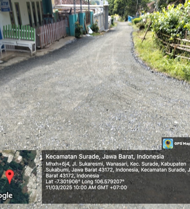 Kegiatan Pembangunan Pengaspalan Jl.Ciloa - Masdugel Desa Wanasari Kec, Surade Kab, Sukabumi1