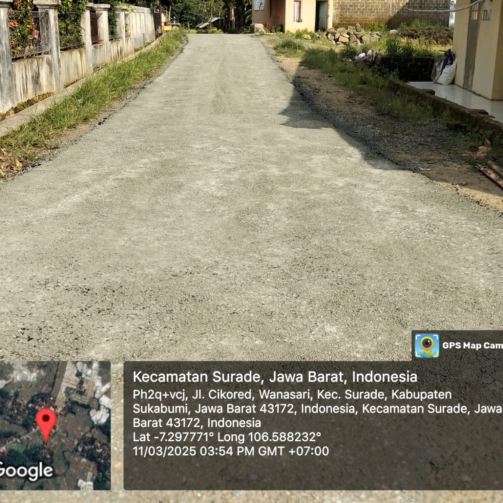 Kegiatan Pembangunan Pengaspalan Jl,Banjarsari - Sumurtilu Desa Wanasari Kec, Surade Kab, Sukabumi4