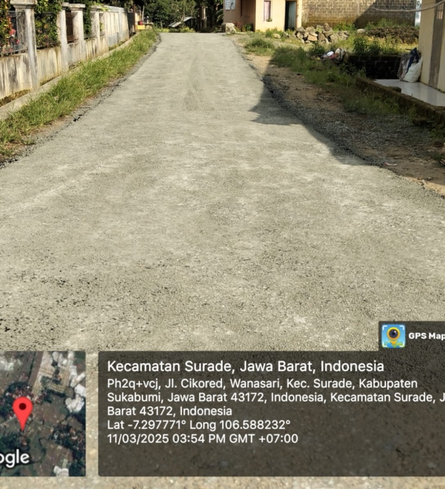 Kegiatan Pembangunan Pengaspalan Jl,Banjarsari - Sumurtilu Desa Wanasari Kec, Surade Kab, Sukabumi4